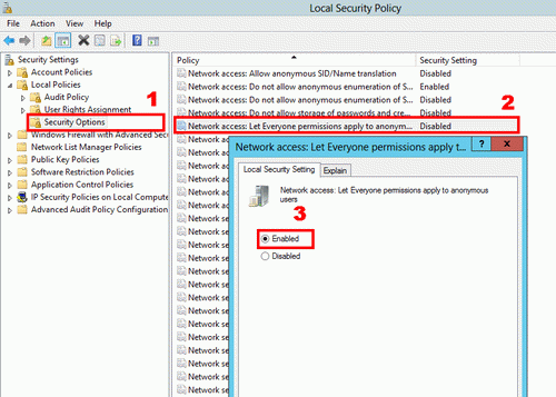 Security policy properties