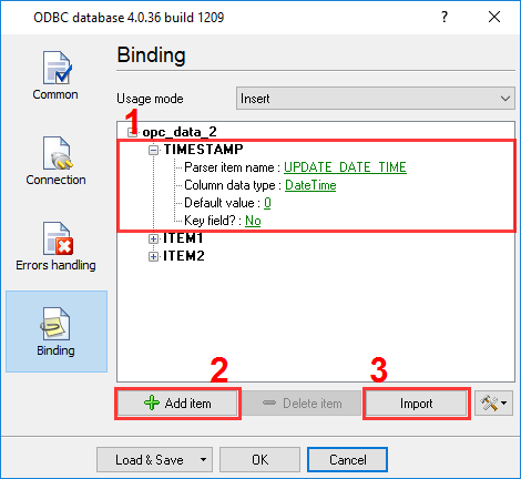 MSSQL. Binding