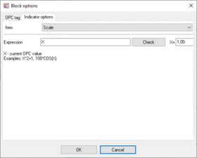 Value sclaling options