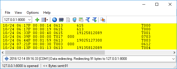 Data display settings