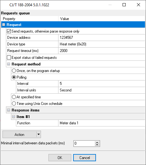 Configuring the CJ/T 188 data parser