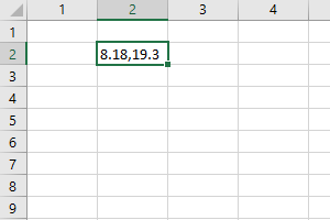 Value in Excel