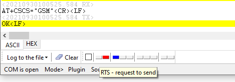 RS-232 line signals