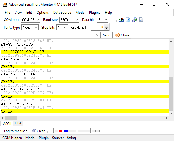 Serial Port Sniffer - Traffic monitor