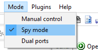 UART Monitoring Mode Selection