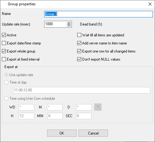 Group properties